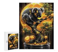 500 PCS Puzzles pour Adultes Koala Bonsai in Gold Analyse Et Logique du Jeu De Puzzle Familial Interaction Parent-Enfant 500 PCS