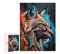 500 PCS Puzzles pour Adultes Lynx Panorama Set Right 1 Analyse Et Logique du Jeu De Puzzle Familial Interaction Parent-Enfant 500 PCS