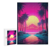 500 PCS Puzzles pour Adultes Neon Dreamscape Reverie Analyse Et Logique du Jeu De Puzzle Familial Interaction Parent-Enfant 500 PCS