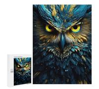 500 PCS Puzzles pour Adultes Neon Owl Puzzles pour Adultes Jeux Relaxants Niveau De Difficulté Défi Difficile Et Stimulant 500 PCS