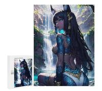 500 PCS Puzzles pour Adultes Oceanblue Fox Anime Girl Puzzle pour Adultes - Jouets À Monter Soi-même - Découpe De Précision - Cadeaux Uniques pour Anniversaire Et Noël 500 PCS