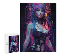 500 PCS Puzzles pour Adultes Punk Girl No7 Analyse Et Logique du Jeu De Puzzle Familial Interaction Parent-Enfant 500 PCS