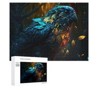 500 PCS Puzzles pour Adultes Puzzle Enchanted Feathered Beast in Autumn Light Jeux Relaxants Puzzle Une Œuvre d'art Cadeaux De Noël Et d'anniversaire 500 PCS