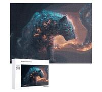 500 PCS Puzzles pour Adultes Puzzle Whispering Tigers A Digital Art Symphony -1 Jeux Relaxants Puzzle Une Œuvre d'art Cadeaux De Noël Et d'anniversaire 500 PCS