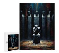 500 PCS Puzzles pour Adultes The Monument to The First Lie - The One Who Lowered His Gaze Puzzles pour Adultes Jeux Relaxants Cadeaux pour Femmes Cadeaux Uniques pour Anniversaire Et Noël 500 PCS