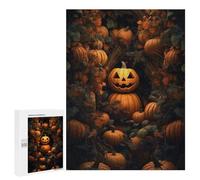 500 PCS Puzzles Pumpkin Patch Halloween Decorations Puzzles pour Adolescents : Amusants Et Humoristiques ! Chaque Pièce Est Unique - Jouets Éducatifs
