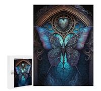 500 PCS Puzzles Steampunk Butterfly Art Print Puzzles pour Adolescents : Amusants Et Humoristiques ! Chaque Pièce Est Unique - Jouets Éducatifs