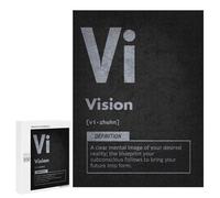 500 PCS Puzzles Vision Element - Manifestation, Success Motivation Puzzles pour Adultes Jouets Anti-Stress Vacances À La Maison Passer Le Temps Interaction Parent-Enfant 500 PCS