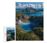 500 PCS Puzzles Yellowstone Grand Prismatic Spring-1 Puzzles pour Adultes Améliorent La Mémoire Défi Éducatif Jouets Jeux Éducatifs 500 PCS