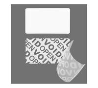 500 pcs Sceau 35 x 20 mm blanc - étiquettes de fermeture, sceaux de sécurité, sceaux de qualité, sceaux de garantie, étiquettes de sécurité, sceaux de retour, sceaux en papier, autocollante