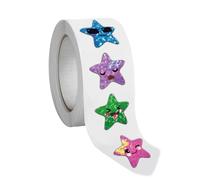 500 PCS Star Autocollant Étanche Faces Heureuses Autocollants Décoratifs Pour Journalisation Scrapbooking Et Artisanat Star Beautiful Decorative For Journal