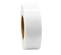 500-Piece 1-Inch Round White Paper Sticker Labels | Surface mate lisse, scelle les sachets de cadeau alimentaire, étiquette les enveloppes et les boîtes, cadeaux de mariage et