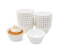 500 Pièce Caissettes à Muffins Blanches,Taille Standard Qualité Alimentaire | Certifié FSC, compatible four/micro-ondes/frigo, sécurité alimentaire, cuisine maison, boulangerie, préparation desserts