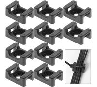 500-Piece Saddle-Type Cable Tie Mounts for Organising Wires and Cables in UK Households