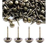 500 Pièces 7 X13 MM Clous de Tapissier, Basicon Robuste Bronze Clous Tapissier Décoratifs Clou Rétro DIY Clous d'Ameublement pour Meubles Canapés Fauteuils Lits Chaises Vintage Decoratif