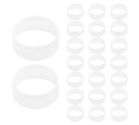 500 Pièces Attaches de Cordon en Silicone Réutilisables | Surface Lisse, Libération Rapide, pour Fils et Écouteurs, Bureau, Étudiants, Transport