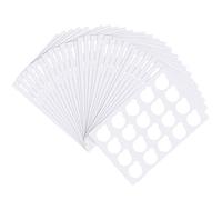 500 Pièces Autocollant de Colle pour Pierre de Jade Extension de Cils, Imperméable Papier Patches Palette de Colle Adhésifs pour Cils