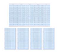 500 Pièces Autocollant de Sécurité Inviolable Marquage Date | Papier Bleu, Rupture Instantanée, Transport et Stockage, par Feuille