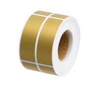 500 Pièces Autocollants à Gratter, Cartes à Gratter DIY, Tickets à Gratter, Rouleau Scratch Autocollant, Étiquettes à Gratter Rectangle, 48 x 15 mm, Idéal pour Cadeaux, Fête, Carte Postale, Or