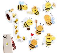 500 Pièces Autocollants Abeille,Sticker Récompense Animale,Abeille Thèmes Stickers Imperméables,pour Décoration Cahier,Scrapbooking,Fête et Cadeaux Thème Animaux