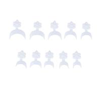 500 Pièces Blanc Faux Français Ongles Art Conseils Acrylique Maquillage Bricolage Décoration