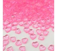 500 Pièces Cœurs en Cristaux de Diamant Perles en Verre de Décoration Table Décoration Diamants Acryliques pour Noël Mariage Fête Mariage Anniversaire Table