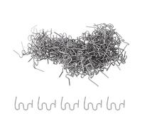 500 Pièces D'agrafes Chaudes De Soudage, Agrafes Chaudes De Réparation De Plastique, Fil De Soudage De Type Vague De Machine De Réparation De Plastique Automobile De 0,8 Mm Pour Tableau De Bord De Par