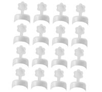 500 Pièces de Faux Ongles Français Abs Blanc pour Manucure