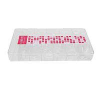 500 pièces de pointes d’ongles transparentes en forme de stiletto, longues et à couverture intégrale ; faux ongles pour la création de nail art DIY ; 10 tailles de faux ongles en
