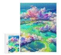 500 pièces de puzzle pour adolescents Island Sky Dreamscape Puzzle pour adultes - Jouets de bricolage, cadeaux d'anniversaire drôles et humoristiques, 500 pièces