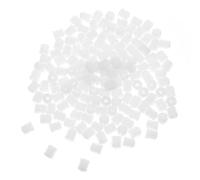 500 Pièces Écrous pour Chevilles de Meuble Blanc en Plastique M4 | Fixations de Quincaillerie, Lot, Raccord Discret, Usage Cabinet et Mobilier