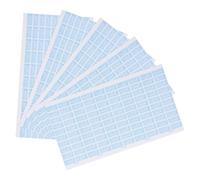 500 Pièces Étiquette Autocollante Rectangulaire en Papier Bleu | Marquage de Date, Scellement Inviolable, Usage Atelier et Contrôle Qualité, pour Métal et Machines