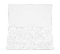500 Pièces Faux Ongles à Pression Transparents en Amande | Autocollants, Couverture Complète, Légers, pour Ongles, Soirée à Thème, Banquet, Usage Décoratif