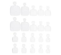 500 Pièces Faux Ongles de Pied ABS, Couverture Complète | Joli, en Sachet, pour Pédicure et Nail Art, Glue à Préparer Soi-même