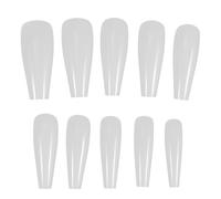 500 Pièces Faux Ongles Longs Style Ballet ABS pour Manucure DIY | Pose Facile, Usage Fête et Événements, Style Complet, Format Long, Accessoires Nail Art