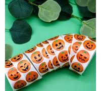 500 pièces Halloween Citrouille Autocollants De Voiture , Festival Cadeaux , Décoratif Autocollants Pour Artisanat Et Art Taille UniquePapier