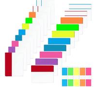 500 Pièces Marque Page Adhesif,10 Styles Autocollantes D'index Inscriptible Sticky Tabs Pour Marqueur De Page D'école De Bureau Marqueur Adhésif