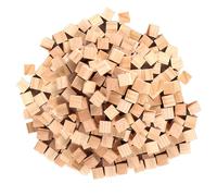 500 Pièces Mini Cubes en Bois Vierges, 10 mm Cube Bois, Pin Cubes Carrés Naturelles, Blocs de Bois, Cubes de Bois, Blocs Carrés de Pin Brut pour Artisanat Bricolage Puzzles Peinture
