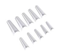 500 Pièces Palette de Conseils pour Ongles Blanc, Nail Art | Surface Lisse sans Bavure, Chart pour Graver et Peindre, Facile à Ajouter, Retirer, Réorganiser