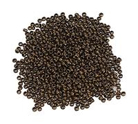 500 Pièces Perles à écraser Perles en Vrac Rondelle Entretoise Bouchon Boule Dispersée pour Collier Bracelet Boucle D'oreille Bijoux à Bricoler Soi-même Faisant des Accessoires(bronze)