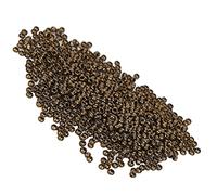 500 Pièces Perles à Sertir 2mm Tube à Sertir Fin Entretoise Perles pour Boucle D'oreille Collier Pendentif Fabrication de Bijoux à Bricoler Soi-même(bronze) Crafts Handcraft Materials