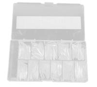 500 Pièces Pointes D'ongles Amande Transparentes en Plastique | Couverture Intégrale, Pose à Pression, Usage Personnel et Salon
