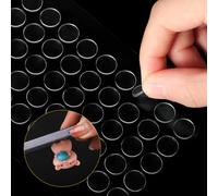 500 Pièces Points de Montage Adhésifs, Rond Point Adhésif Double Face Mastic de Musée Transparent Amovible Punaise Adhésive pour Tenture Murale Photos Affiche Art Maison Bureau Décoration