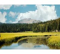 500 Pièces Puzzle DIY Jeu D'Intelligence Jeu Cadeau Unique - Montagnes lac Arbres 52x38cm