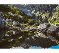 500 Pièces Puzzle pour Adultes et Enfants à Partir de 14 Ans - Montagnes Roches Pierres 52x38cm