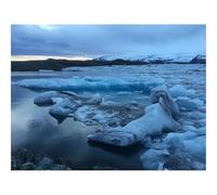 500 Pièces Puzzles Classiques pour Adultes et Enfants-Lac,Glace,Éclats,Nature 52x38cm