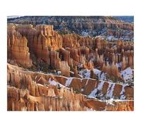 500 Pieces Puzzles en Bois pour Adultes-Canyons,Neige,Arbres 52x38cm