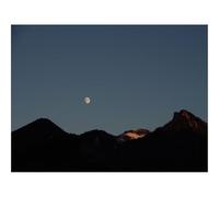 500 Pieces Puzzles en Bois pour Adultes-Lune,Collines,Soir,Ciel 52x38cm