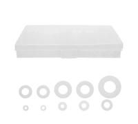 500 Pièces Rondelles Plates en Nylon Blanc M2 à M8