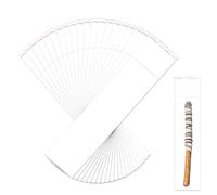 500 Pièces Sachets Cellophane Auto-Adhésifs 5x20cm Clairs Sacs en Plastique Longs avec Fermeture Adhésive Transparents Sacs en OPP Autocollant 50µm pour Bijoux Bougies Chocolat Bonbons Candles